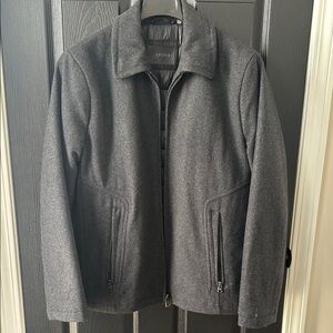 Calvin Klein Gray Pea Coat